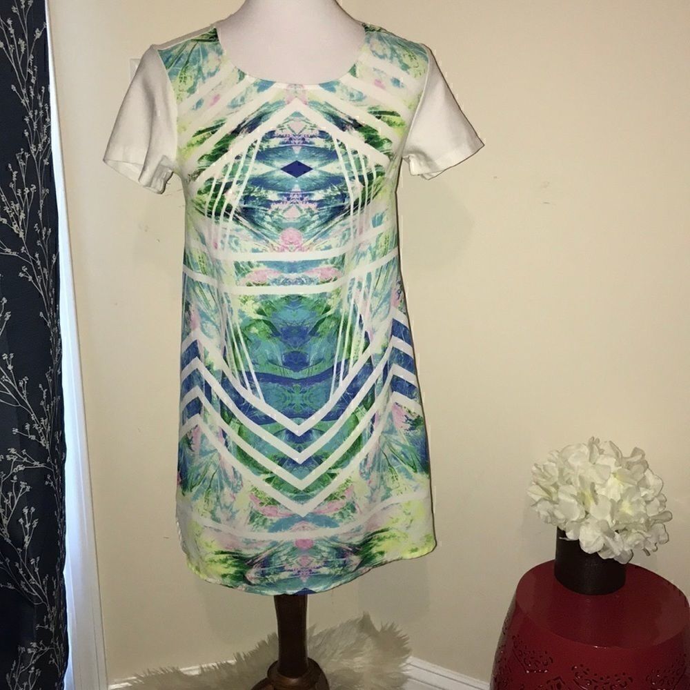Zapa Basics Abstract Tunic Dress